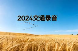 2024交通录音