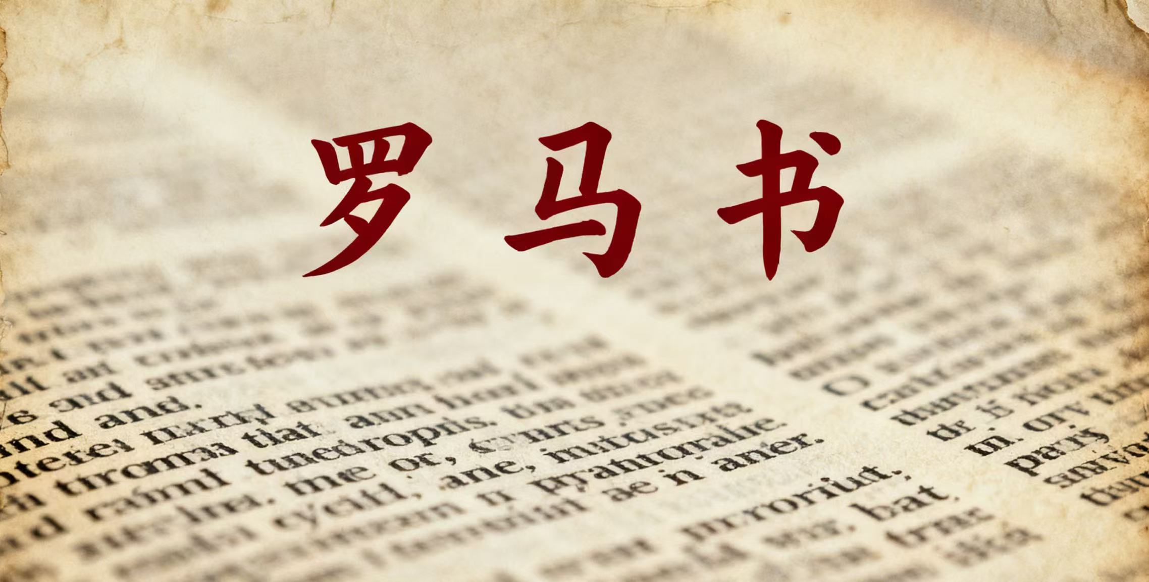 《罗马书》讲道录音